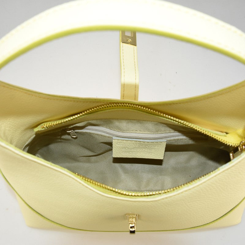 Lerici - Bolso de mano de piel 100 % fabricado en Italia