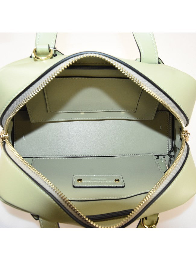 Matera - Bolso de mano de piel 100 % fabricado en Italia