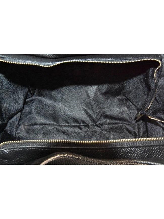 Sorrento - Bolso de mano para mujer con bandolera, de piel, 100 % fabricado en Italia