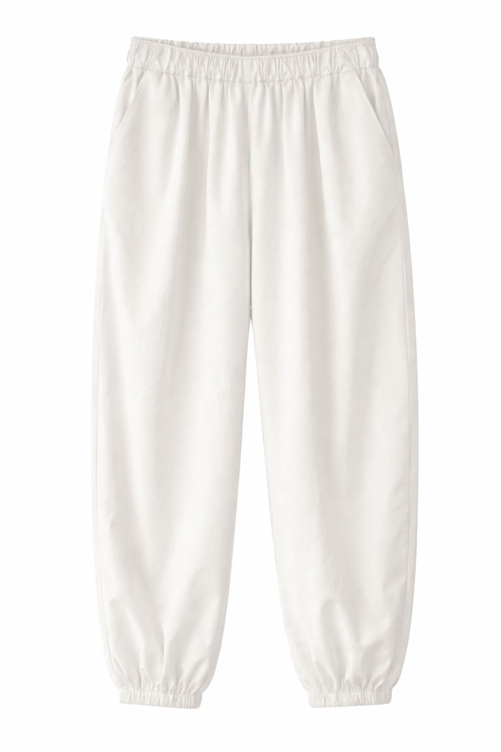 MADE IN ITALY - Wendy - Pantalones de popelín con elástico en la cintura