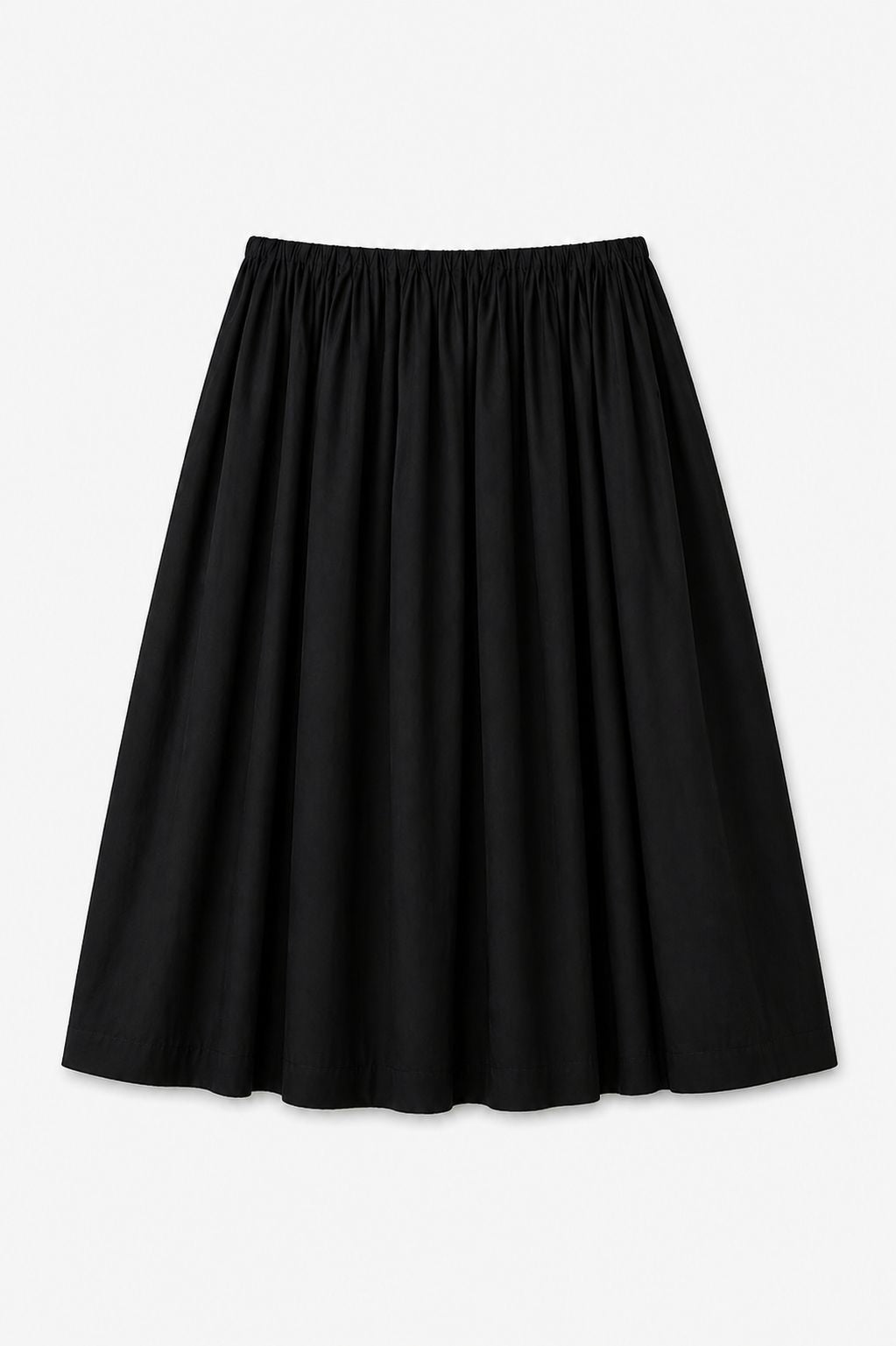 MADE IN ITALY - Letizia - Falda midi amplia con cintura elástica