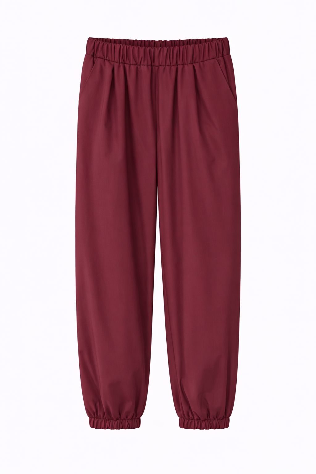 MADE IN ITALY - Wendy - Pantalones de popelín con elástico en la cintura