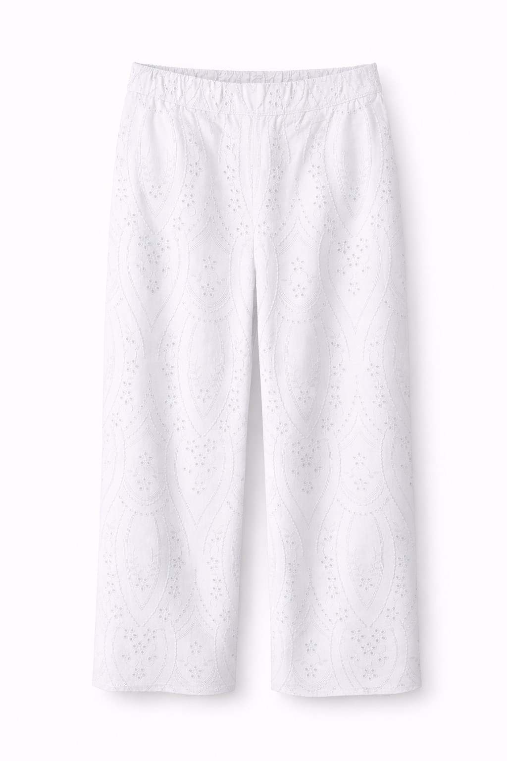 MADE IN ITALY - Serena - Pantalones de San Galo con cremallera lateral