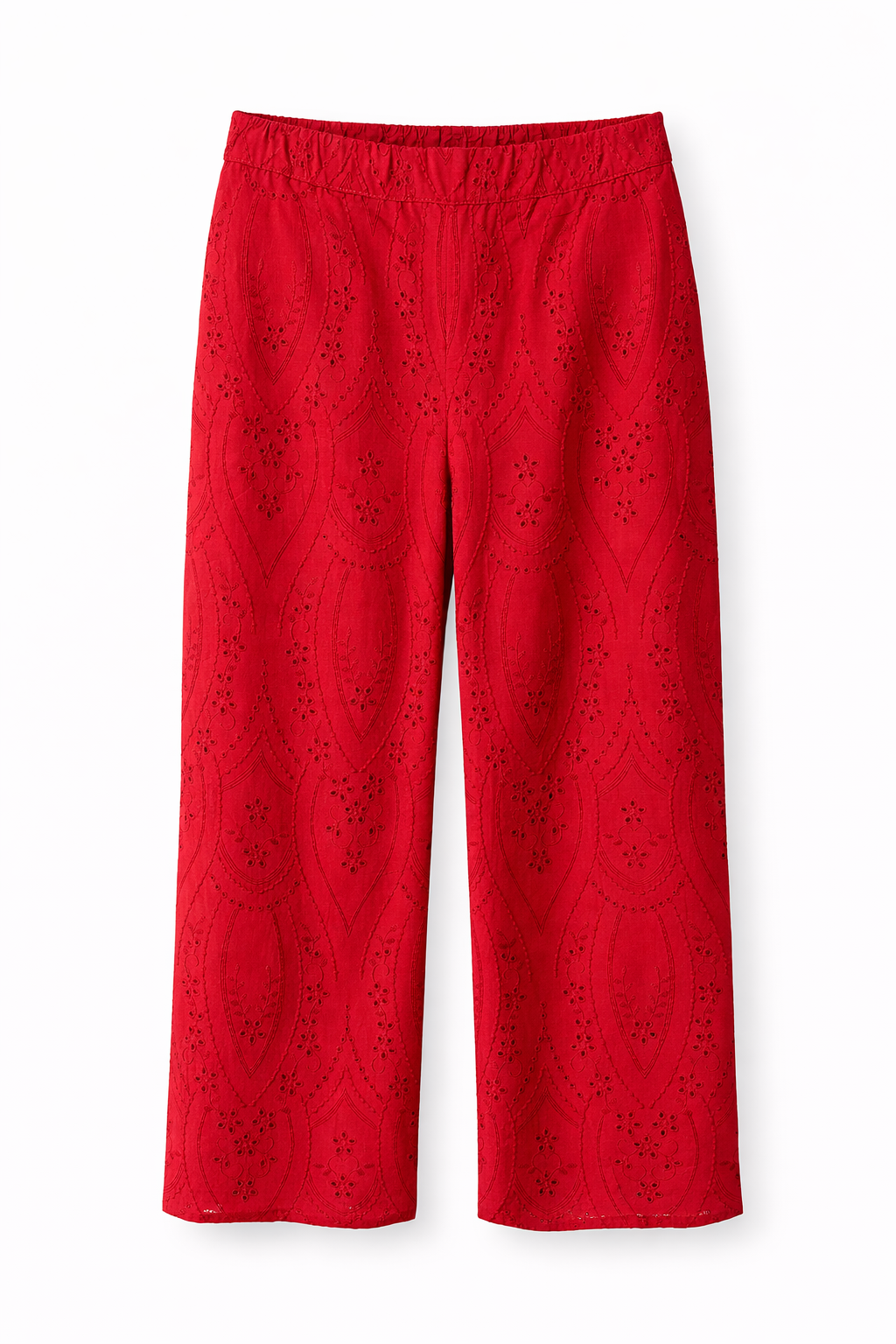 MADE IN ITALY - Serena - Pantalones de San Galo con cremallera lateral
