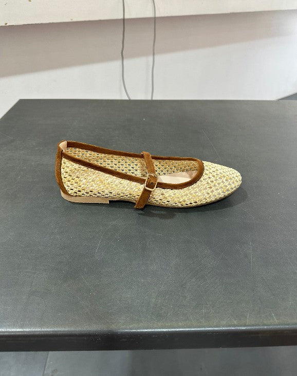 MADE IN ITALY - Ada - Bailarinas Mary Jane trenzadas