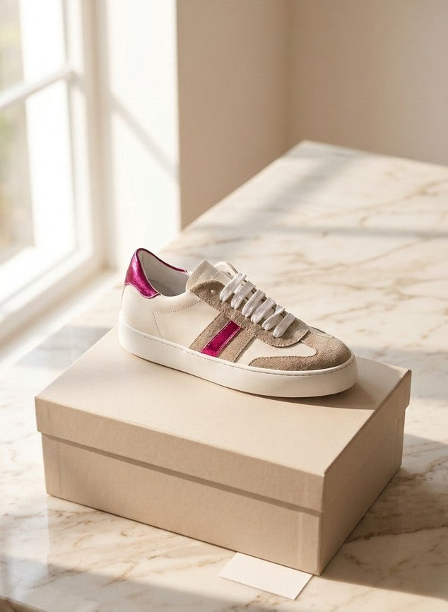 MADE IN ITALY - Jazmin - Zapatilla Deportiva Casual Metallic