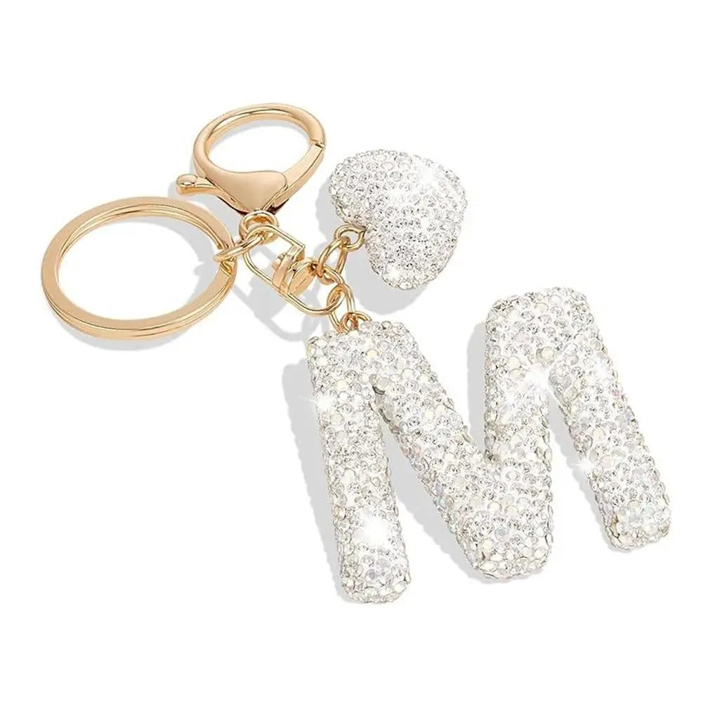 Letras brillante charms/llavero  personalizado