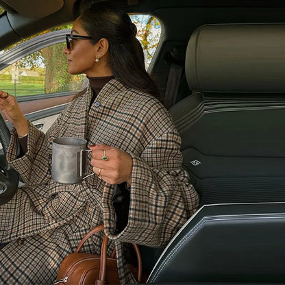 Eleonor - Abrigo a cuadros