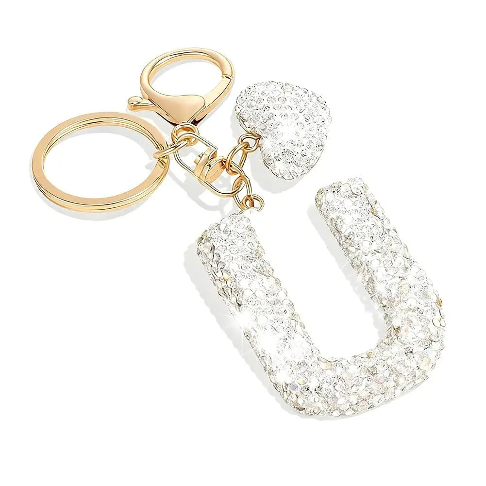 Letras brillante charms/llavero  personalizado