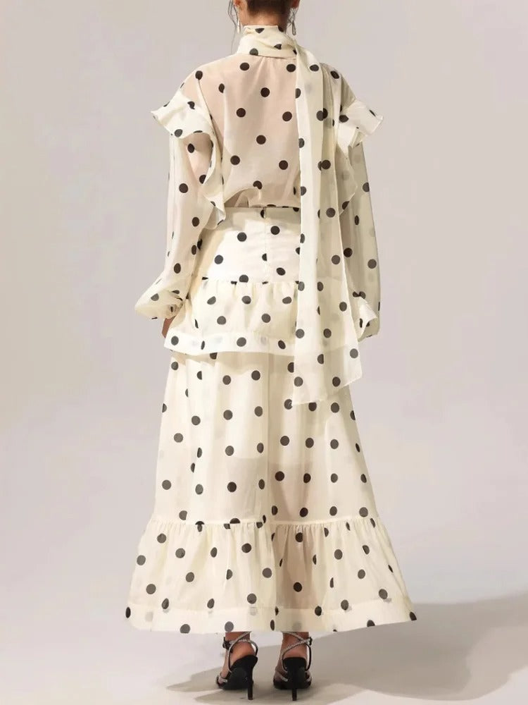 Vanessa - Vestido de lunares