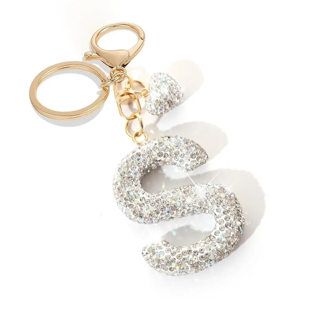 Letras brillante charms/llavero  personalizado