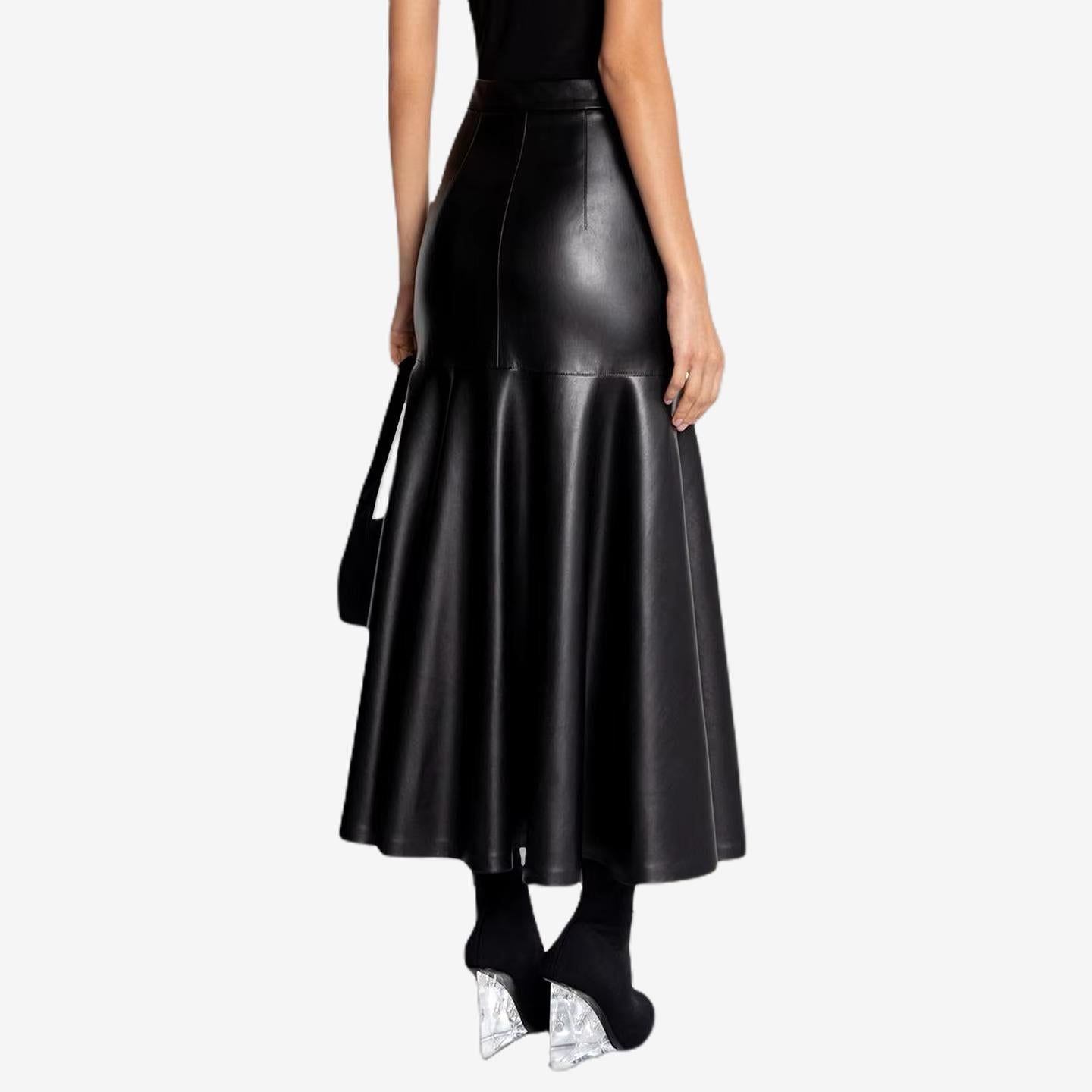 Rebecca - Falda de piel estilo sirena