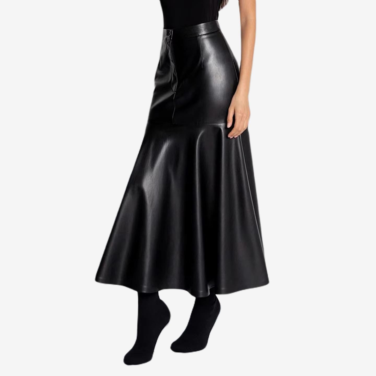 Rebecca - Falda de piel estilo sirena