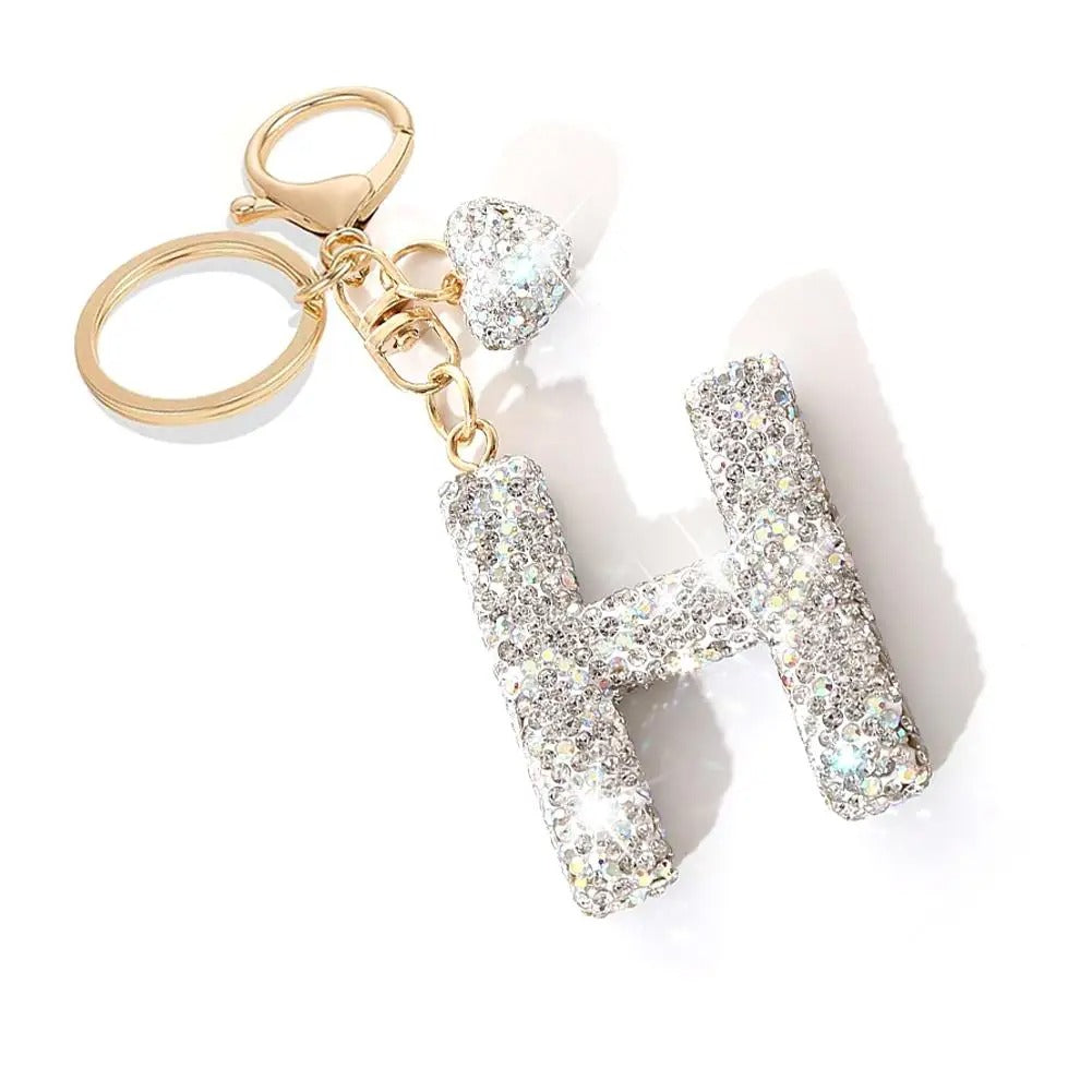 Letras brillante charms/llavero  personalizado