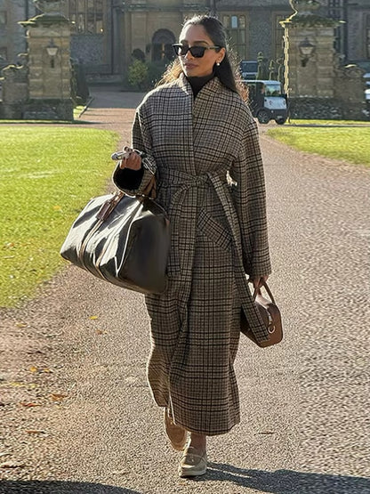 Eleonor - Abrigo a cuadros