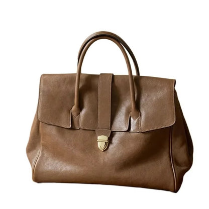 Alice - Bolso de mano en cuero genuino