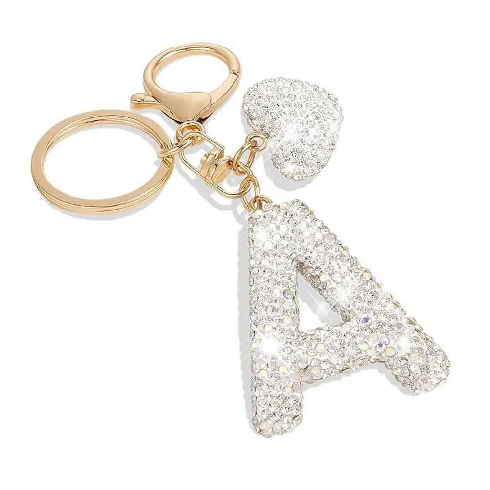Letras brillante charms/llavero  personalizado