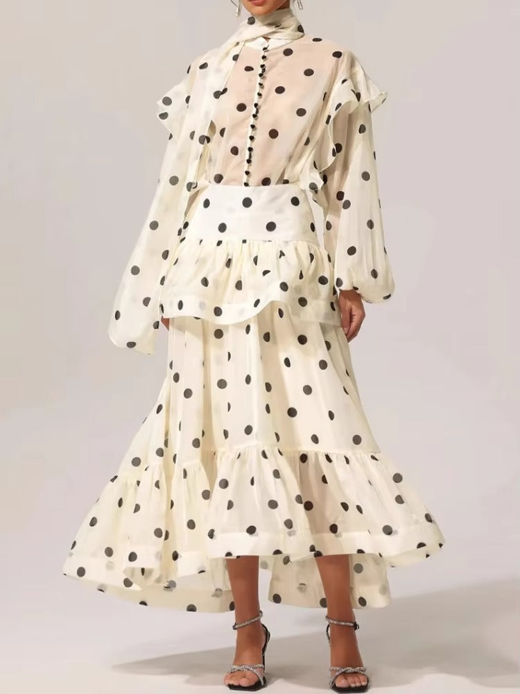 Vanessa - Vestido de lunares