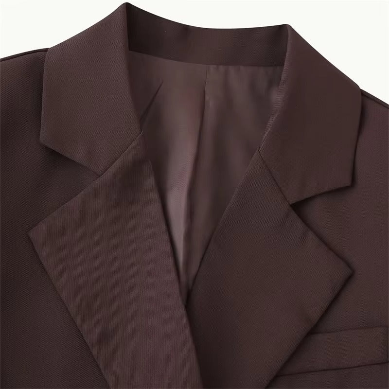 Laura - Blazer chocolate