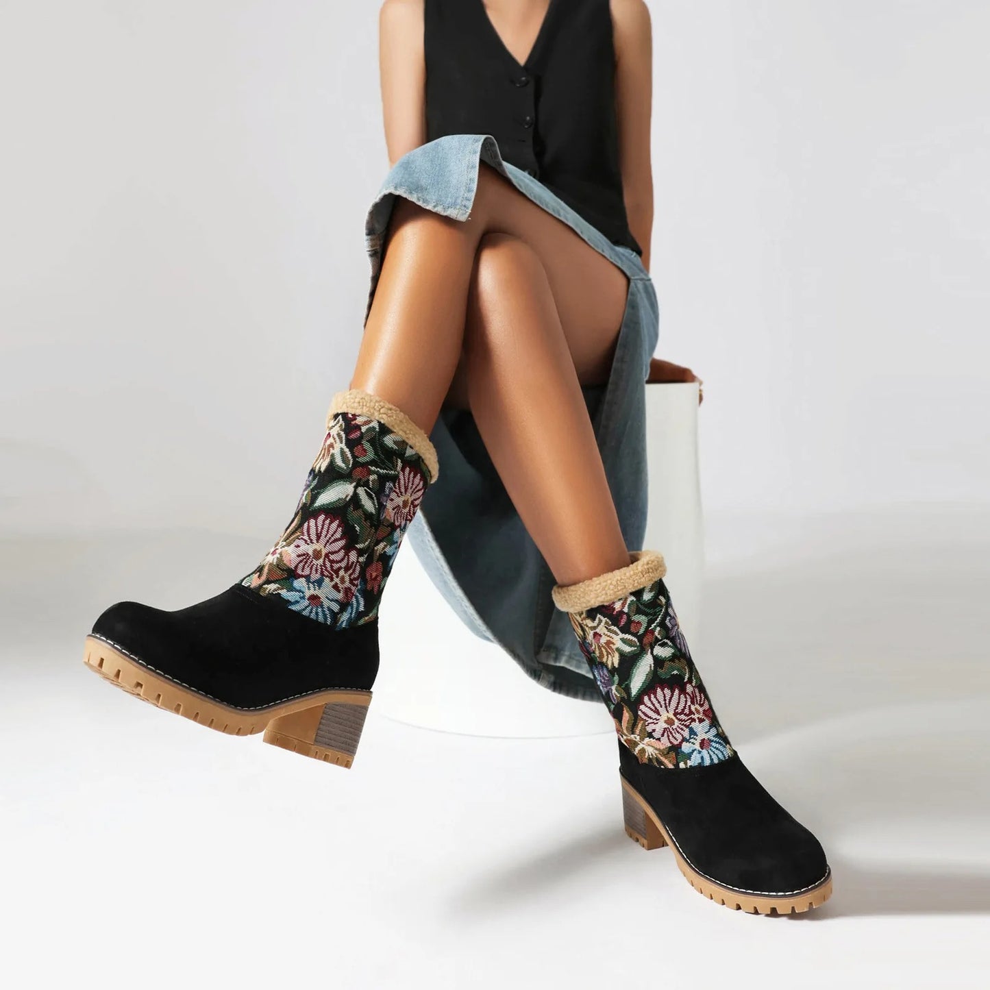 Catherine - Botines de Nieve Artesanales