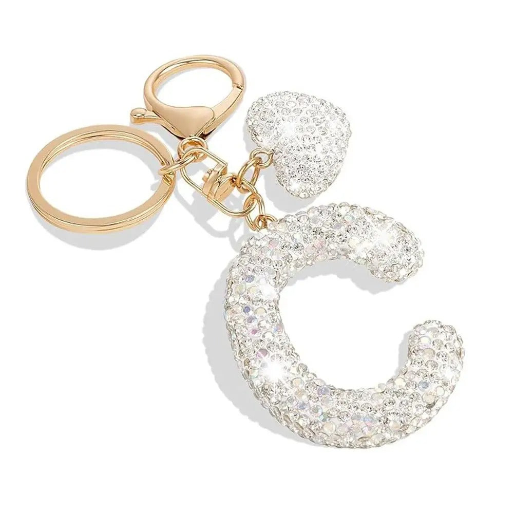 Letras brillante charms/llavero  personalizado