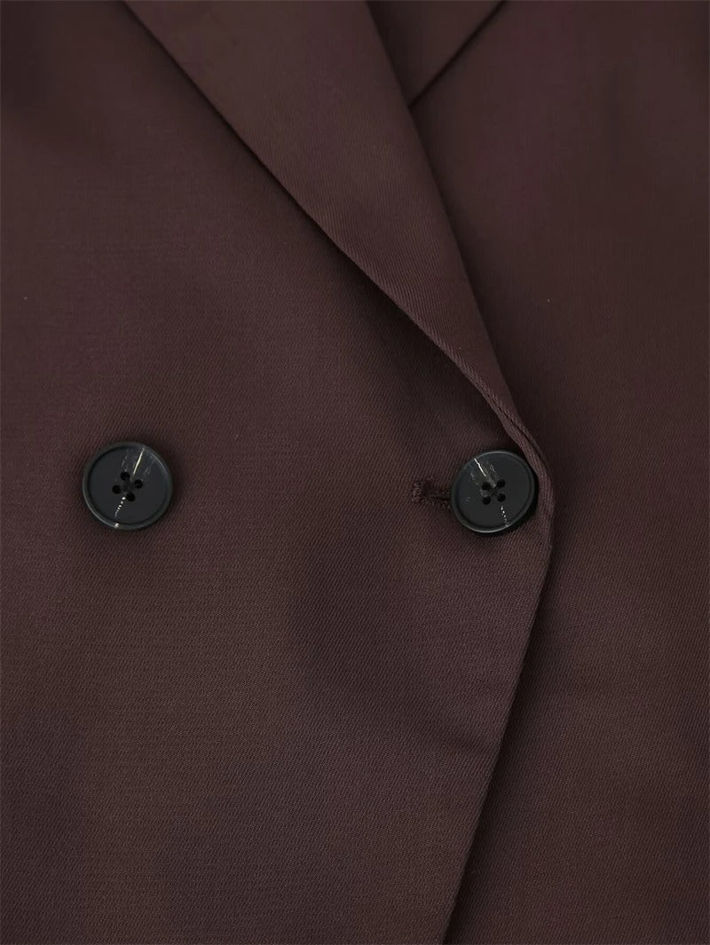 Laura - Blazer chocolate