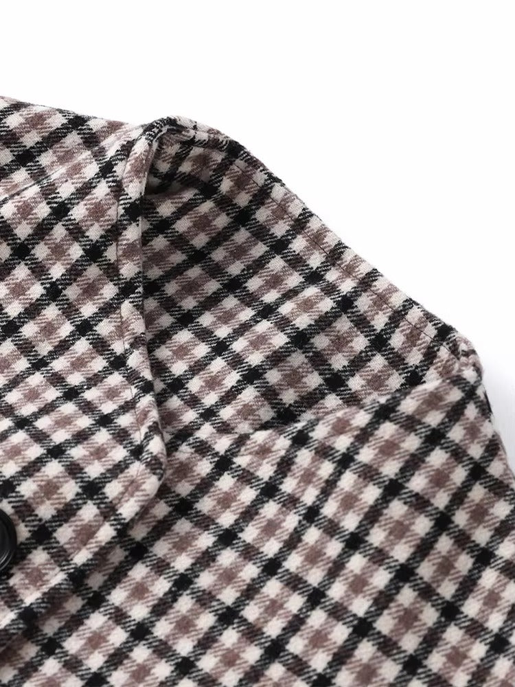 Eleonor - Abrigo a cuadros