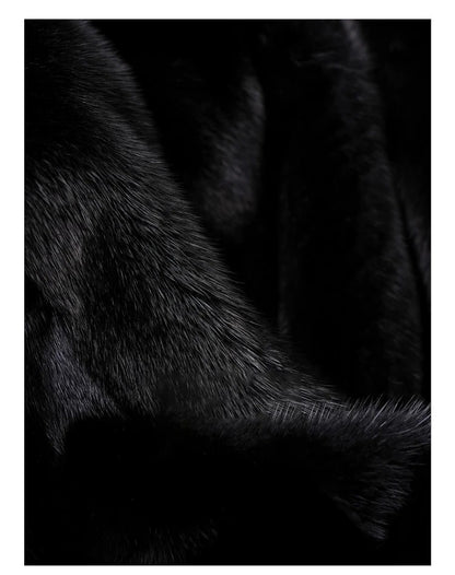 Emy - Abrigo de piel estilo visón