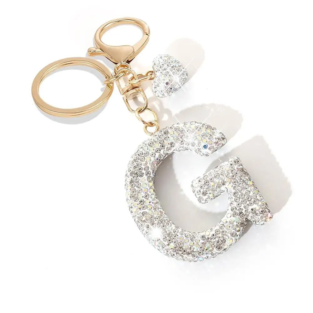 Letras brillante charms/llavero  personalizado