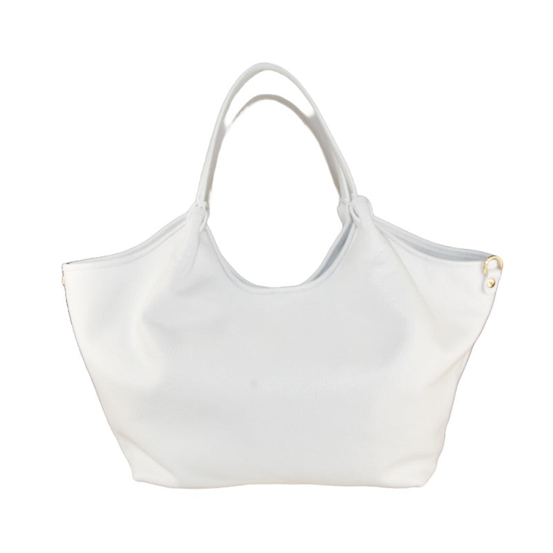 Sorrento - Bolso de mano para mujer con bandolera, de piel, 100 % fabricado en Italia
