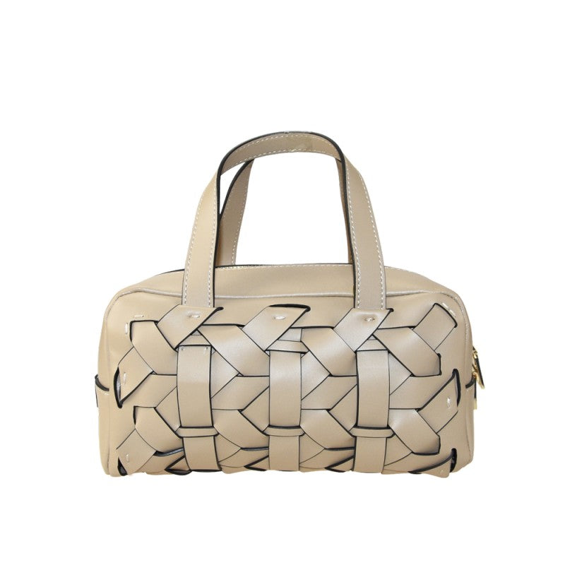 Matera - Bolso de mano de piel 100 % fabricado en Italia