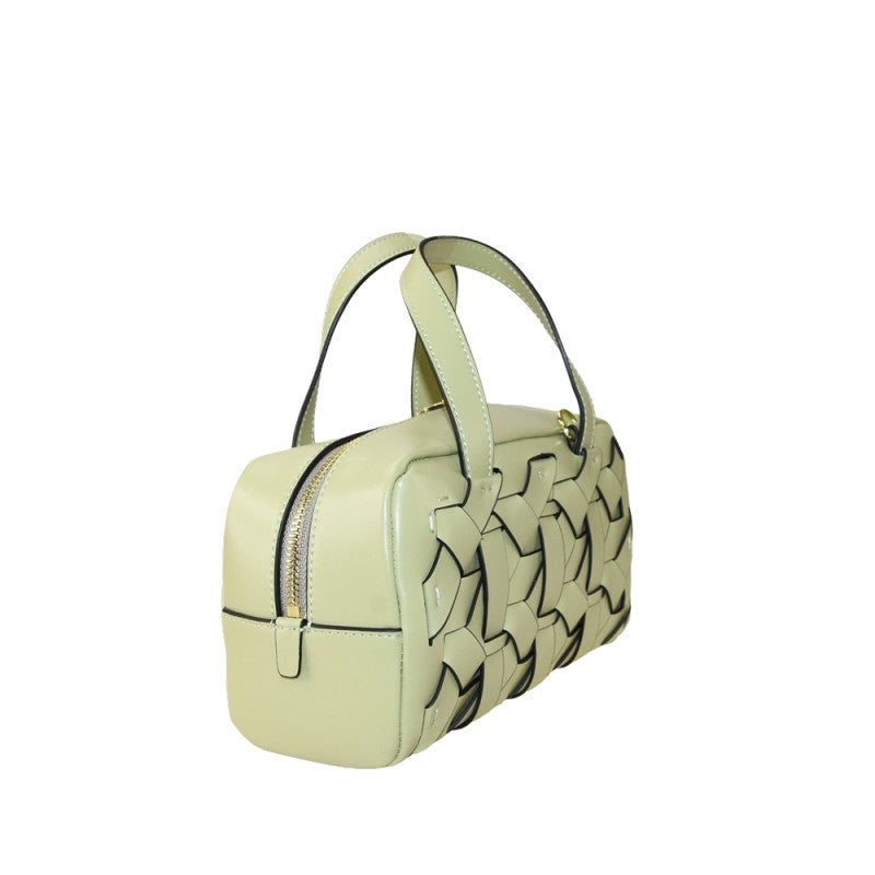 Matera - Bolso de mano de piel 100 % fabricado en Italia