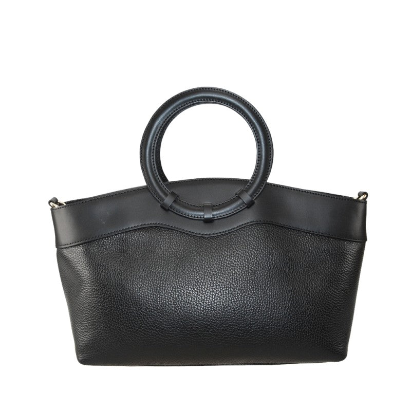 Gallipoli - Bolso de mano de piel 100 % fabricado en Italia