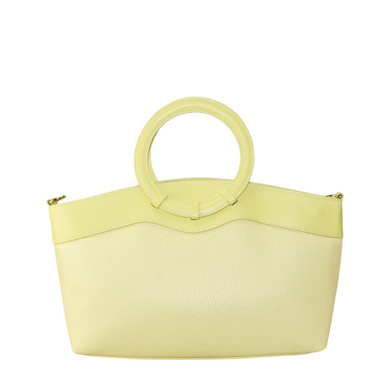Gallipoli - Bolso de mano de piel 100 % fabricado en Italia