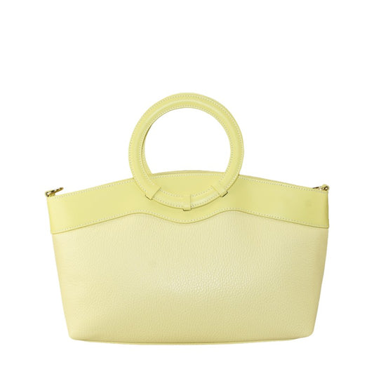 Gallipoli - Bolso de mano de piel 100 % fabricado en Italia