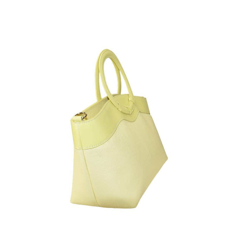 Gallipoli - Bolso de mano de piel 100 % fabricado en Italia
