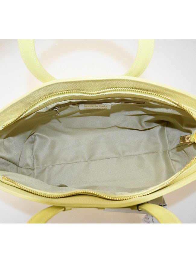 Gallipoli - Bolso de mano de piel 100 % fabricado en Italia