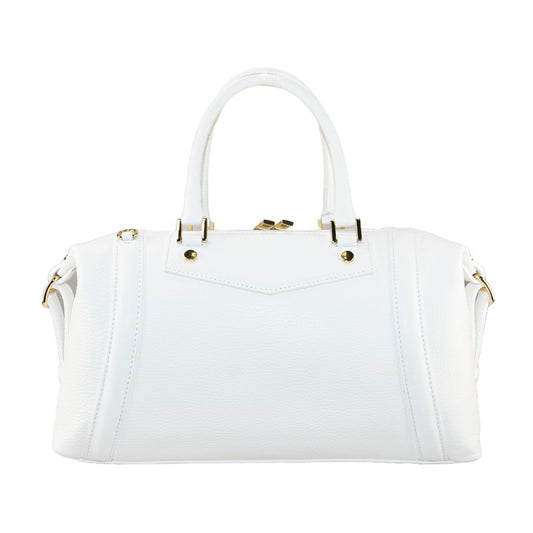 Genova - Bolso de mano de piel para mujer, 100 % fabricado en Italia, con correa para el hombro desmontable.