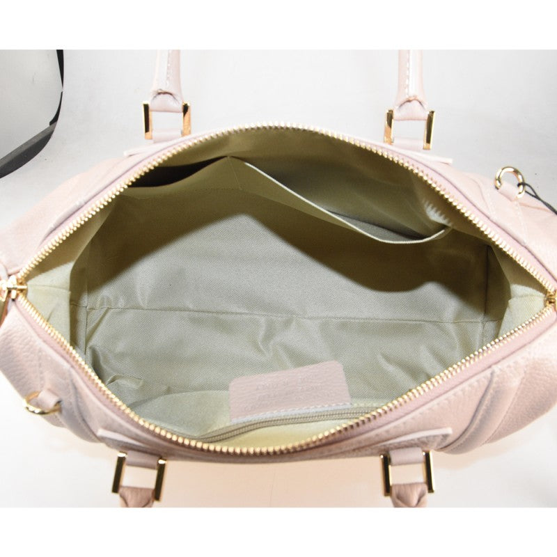 Genova - Bolso de mano de piel para mujer, 100 % fabricado en Italia, con correa para el hombro desmontable.