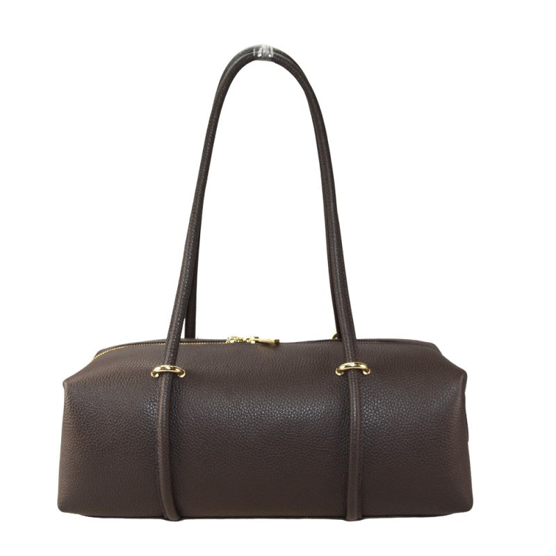Riomaggiore - Bolso de hombro de piel con correa