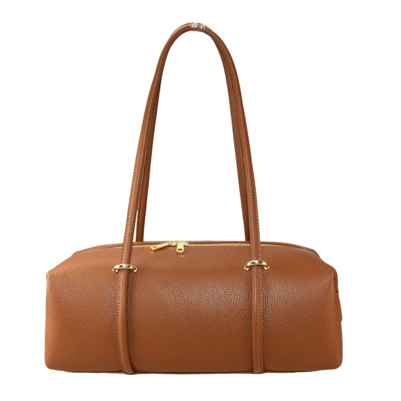 Riomaggiore - Bolso de hombro de piel con correa