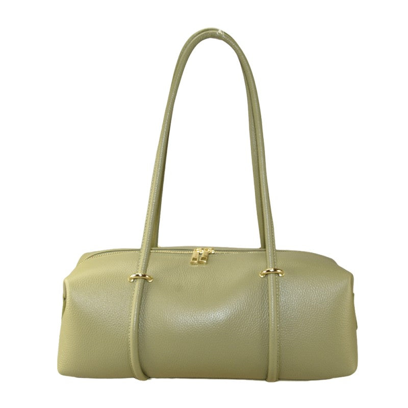 Riomaggiore - Bolso de hombro de piel con correa