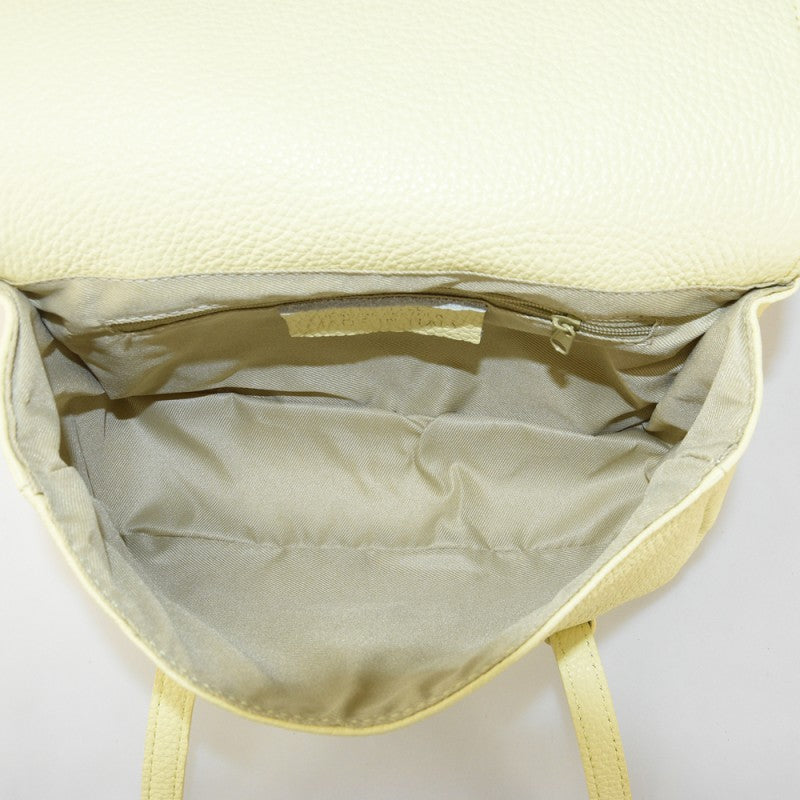 Tropea - Bolso de hombro de piel con correa  fabricado en Italia