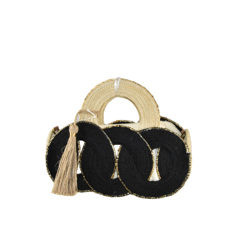 Amalfi - Bolso de mano de mujer de cáñamo