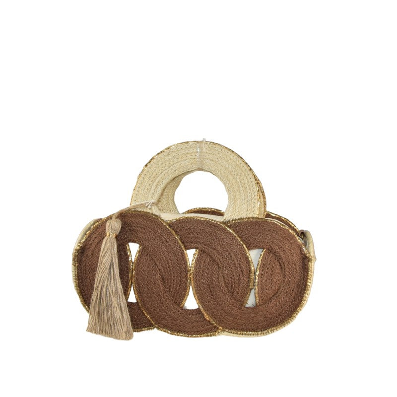 Amalfi - Bolso de mano de mujer de cáñamo