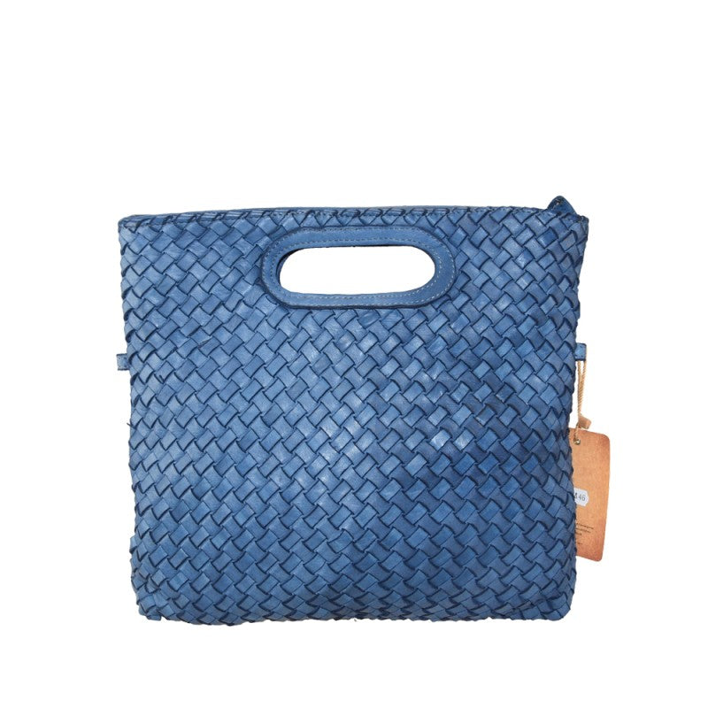 Scilla - Bolso de mano para mujer de piel auténtica de estilo vintage con correa para el hombro