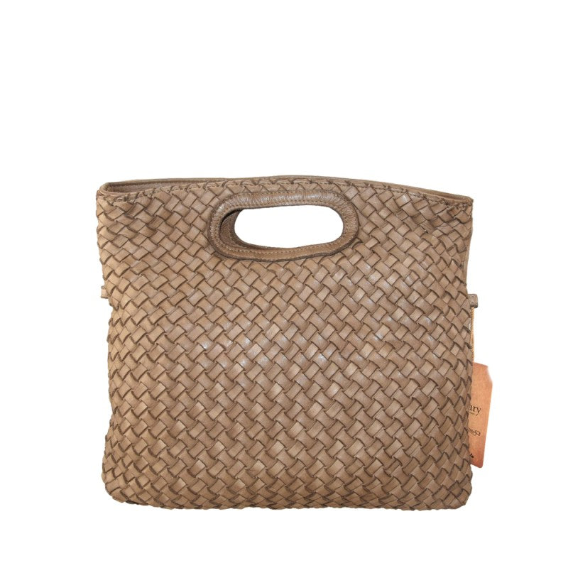 Scilla - Bolso de mano para mujer de piel auténtica de estilo vintage con correa para el hombro