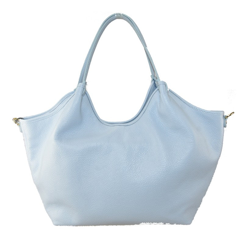 Sorrento - Bolso de mano para mujer con bandolera, de piel, 100 % fabricado en Italia