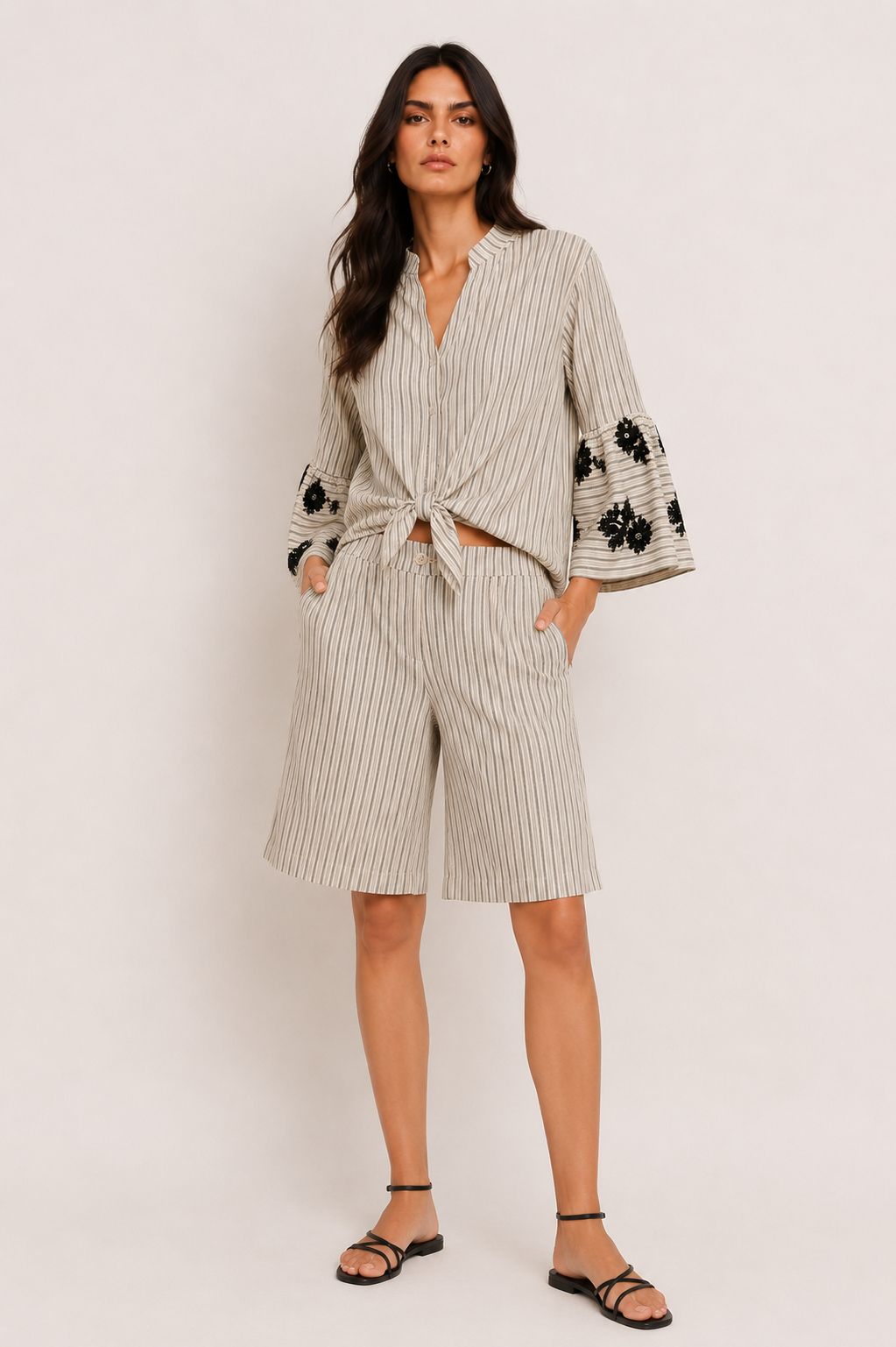 MADE IN ITALY - Lola - Bermuda a rayas
