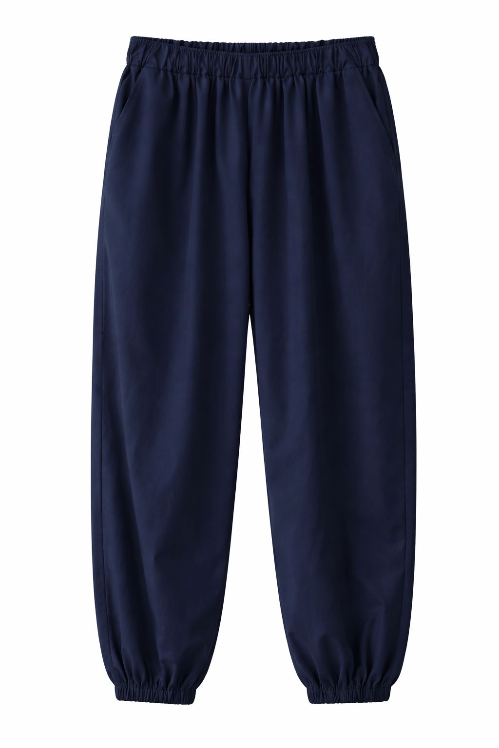 MADE IN ITALY - Wendy - Pantalones de popelín con elástico en la cintura